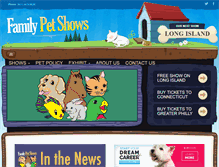 Tablet Screenshot of familypetshows.com